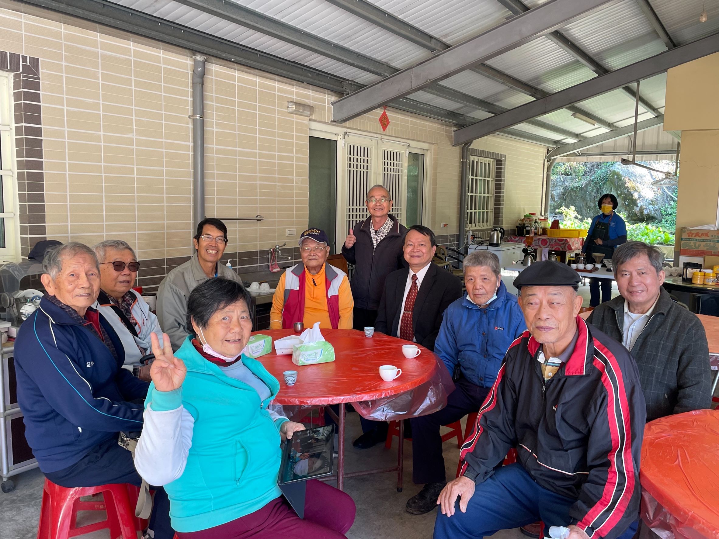 2022.12.26斗六高中退休老師聯誼會2023年春聯揮毫